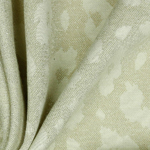 Jacquard tricoté avec fleurs et lurex-beige