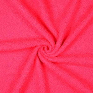 TEDDY POLAIRE DOUBLE FACE - ROSE FLUO