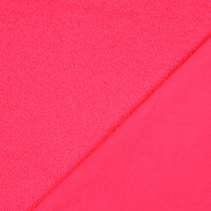 TEDDY POLAIRE DOUBLE FACE - ROSE FLUO