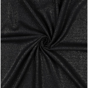 Popeline de Viscose  RADIANCE FOIL-Noir