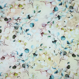 Popeline de Viscose -RADIANCE DIGITAL EUCALYPTUS - NILE