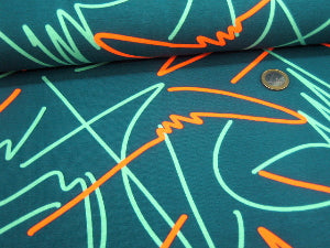 JERSEY DIGITAL Abstrait-Néon