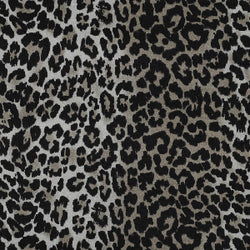 Jersey de viscose numérique - Léopard Noir