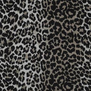 Jersey de viscose numérique - Léopard Noir