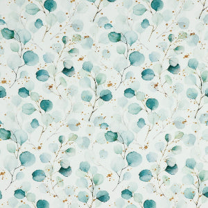 Popeline de Viscose -RADIANCE DIGITAL EUCALYPTUS - Blanc