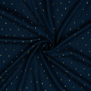 VISCOSE LUREX - Navy