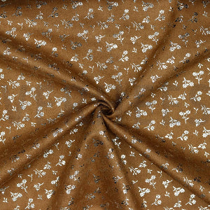 Scuba suède foil-Brown