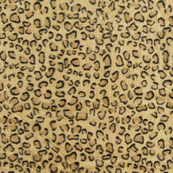 Super soft faux fur leopard print
