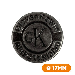 Boutons jeans Gk Design 17 mm-Canon de fusil - La boite à tissus