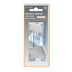 Mesure ourlet en aluminium