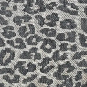 Animal jacquard grey-écru