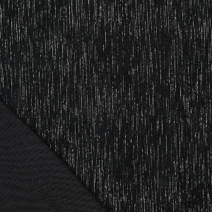 Velours côtelé stretch Foil- Noir