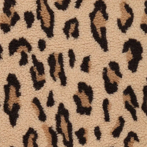 Sherpa panthère jacquard -Marron
