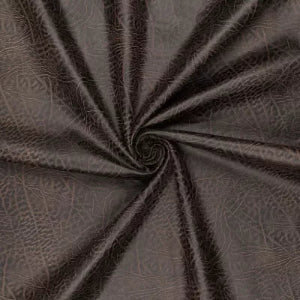Leather Look Mix Suede - Noir