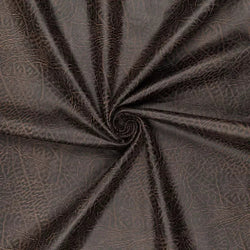 Leather Look Mix Suede- Noir