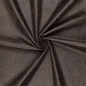 Leather Look Mix Suede- Noir