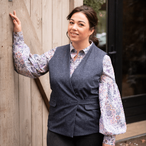 Vicenza (viscose mélangée) -Denim look POPPY