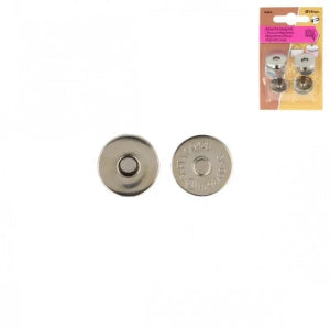 FERMOIR MAGNET A RIVETS*2- Argent - La boite à tissus