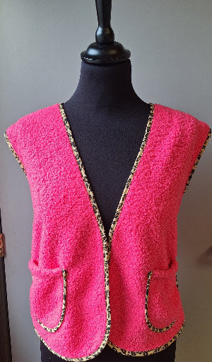 kit gillet berger Teddy  Rose fluo