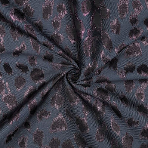 Jacquard peau de bête- grise