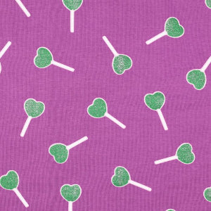 JERSEY GLITTER LOLLYPOP - PURPLE