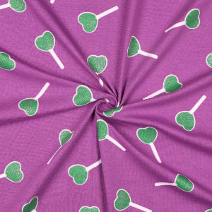 JERSEY GLITTER LOLLYPOP - PURPLE