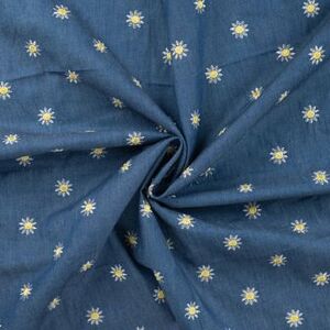 Jeans chambray magrietjes qjutie & le qjutest - La boite à tissus