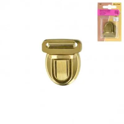 Attache pour cartable de 32mmX37mm -Doré La boite à tissus