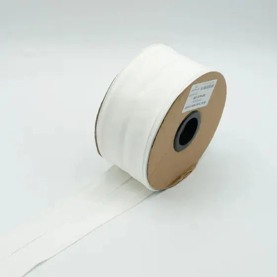 Biais Popeline De Coton 6 cm blanc cassé - La boite à tissus Biais Popeline De Coton 6 cm blanc cassé