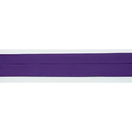 Biais Popeline De Coton 6 cm purple - La boite à tissus