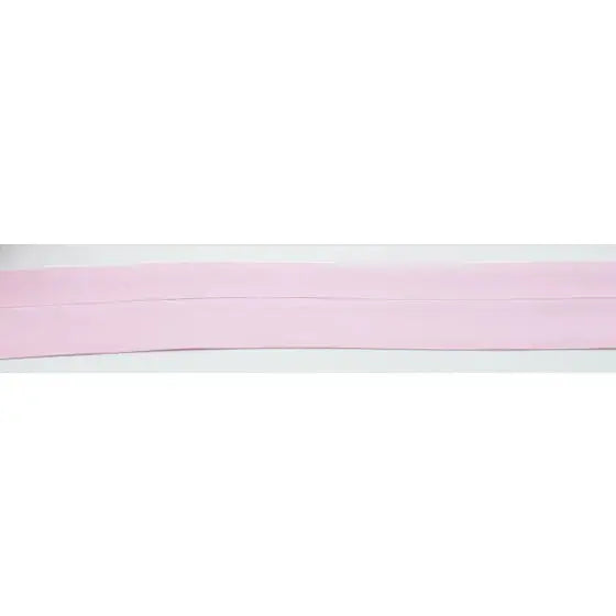 Biais Popeline De Coton 6 cm rose - La boite à tissus Biais Popeline De Coton 6 cm rose