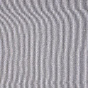 Bord côte 1/1 ligné light gris blanc - La boite à tissus