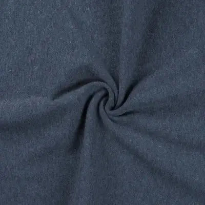 Bord côte light  jeans mélange - La boite à tissus Bord côte light  jeans mélange