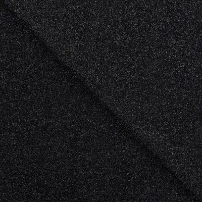 Bord côte lurex Noir-Argent - La boite à tissus Bord côte lurex Noir-Argent