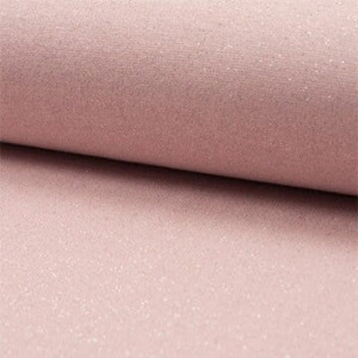 Bord côte lurex rose silver - La boite à tissus