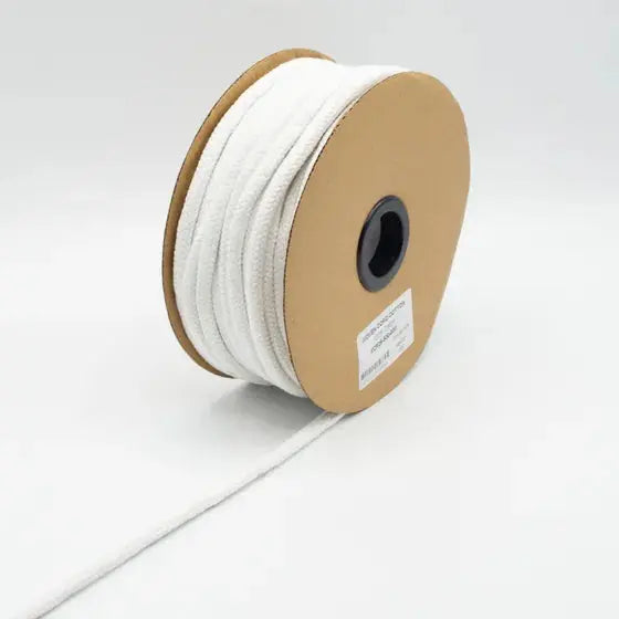 COTON CORDON TISSÉ BLANC 8MM - La boite à tissus