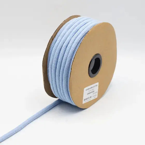COTON CORDON TISSÉ Bleu Bébé 8MM - La boite à tissus