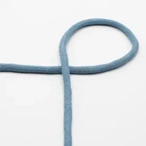 COTON CORDON TISSÉ Bleu Poussière 8MM - La boite à tissus