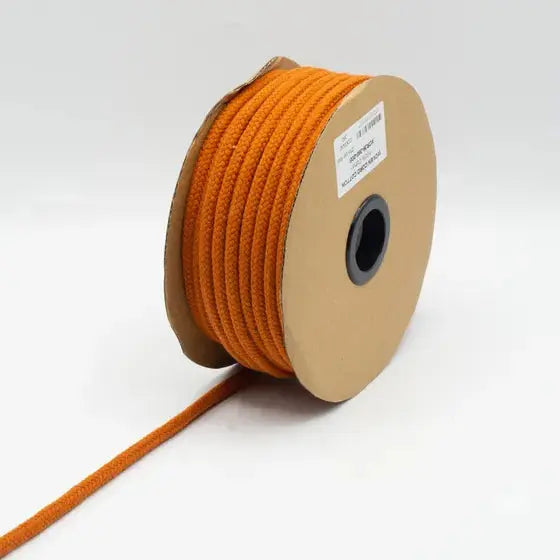 COTON CORDON TISSÉ COGNAC 8MM - La boite à tissus