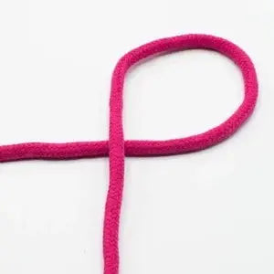 COTON CORDON TISSÉ FUCHSIA 8MM - La boite à tissus