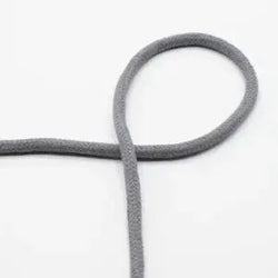 COTON CORDON TISSÉ GRIS 8MM - La boite à tissus