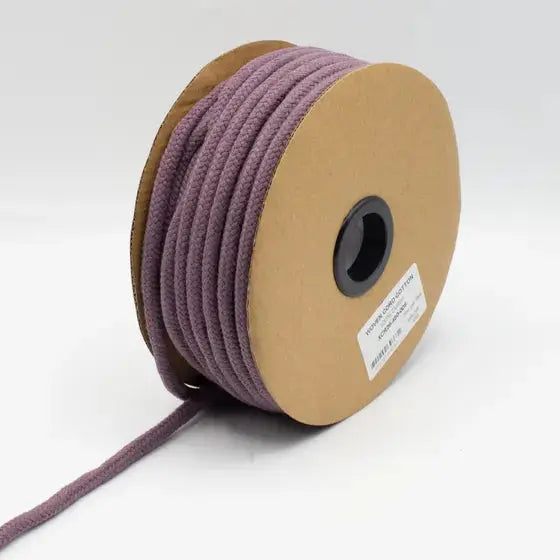 COTON CORDON TISSÉ MAUVE 8MM - La boite à tissus