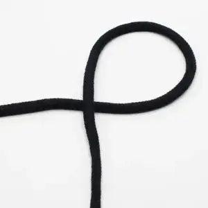 COTON CORDON TISSÉ NOIR 8MM - La boite à tissus