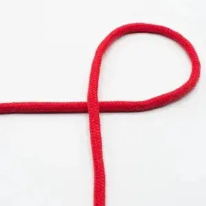 COTON CORDON TISSÉ ROUGE 8MM - La boite à tissus