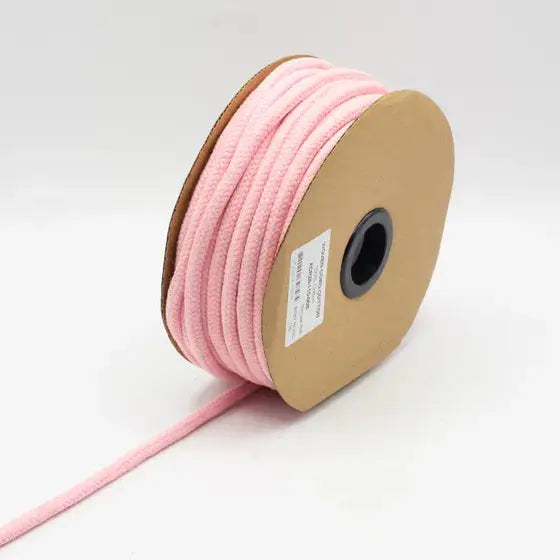 COTON CORDON TISSÉ Rose Bébé 8MM - La boite à tissus