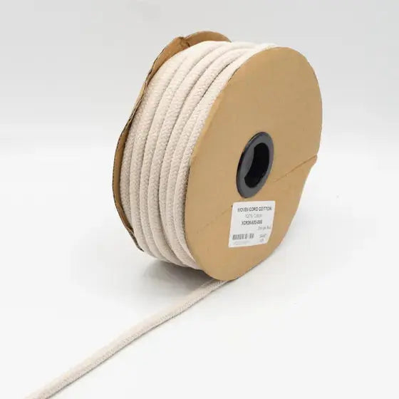 COTON CORDON TISSÉ SABLE 8MM - La boite à tissus