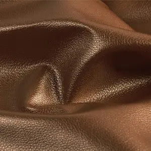 COUPON Simili KARLA STAR METALLIQUE 140X50CM-Marron - La boite à tissus
