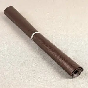 COUPON Simili KARLA STAR METALLIQUE 140X50CM-Marron - La boite à tissus