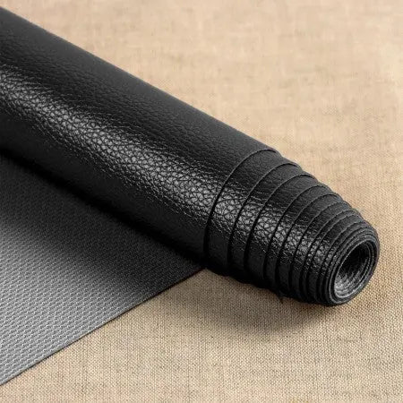 COUPON Simili KARLA STAR METALLIQUE 140X50CM-Noir - La boite à tissus COUPON Simili KARLA STAR METALLIQUE 140X50CM-Noir