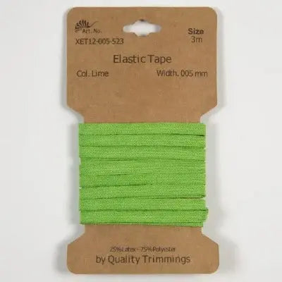 Carte élastique 5 mm Citron- 3 mètres - La boite à tissus